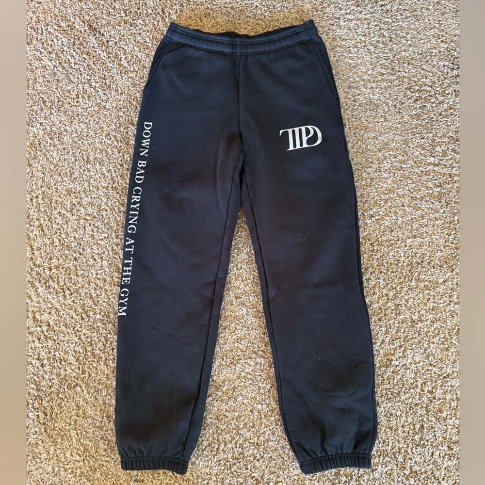 Taylor Swift TTPD Black Sweatpants